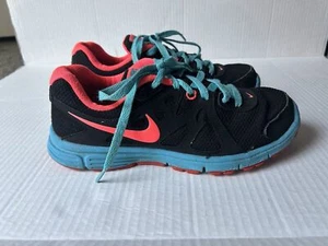 Nike Women Black Blue and Pink Sneakers US 7.5 - Picture 1 of 8