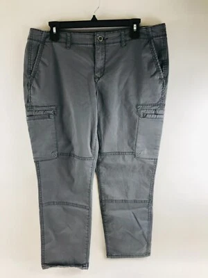 a.n.a новый подход брюки женщин 32 или 14 миниатюрный серый грузовой туризм средней высоты - Изображение 1 из 4