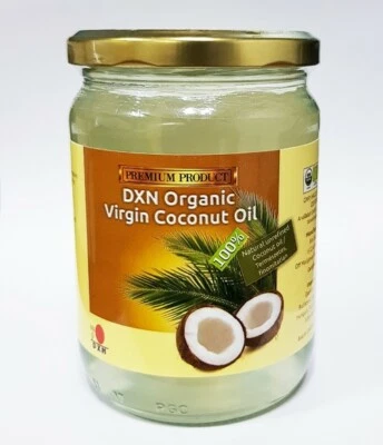 DXN Organic Virgin Coconut Oil 500ml | Cold-Pressed | Cooking, Skin & Hair - Image 1 of 4