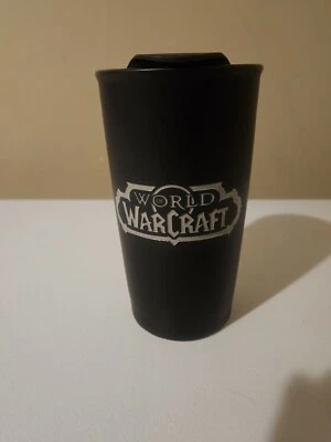 Taza vaso de cerámica negra World of Warcraft WoW 2017 Blizzard Gear Blizzcon Foto 1 de 4