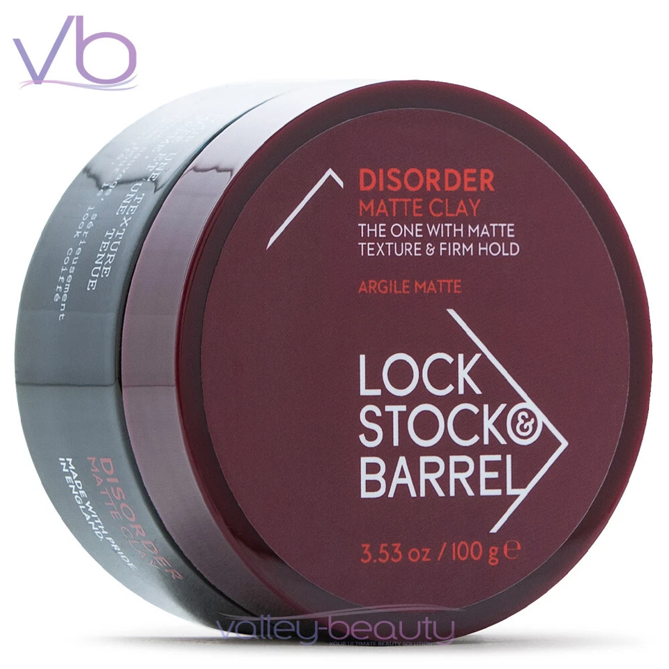 Lock Stock & Barrel Disorder Matte Clay | Firm Hold and Natural Shine for Men - Image 1 of 1