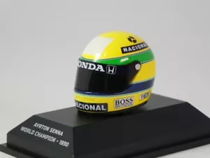 Minichamps Ayrton Senna helmet Mclaren World Champion 1990 1/8 540309027 - Foto 1 di 5