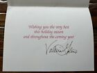 Valeria Golino VINTAGE HAND SIGNED HOLIDAY CARD AUTOGRAPH #56 FYC HFPA