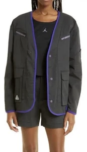 Jordan 23 Engineered Button-Down-Jacke synthetisch gefüllt schwarz Damengröße Small - Bild 1 von 12