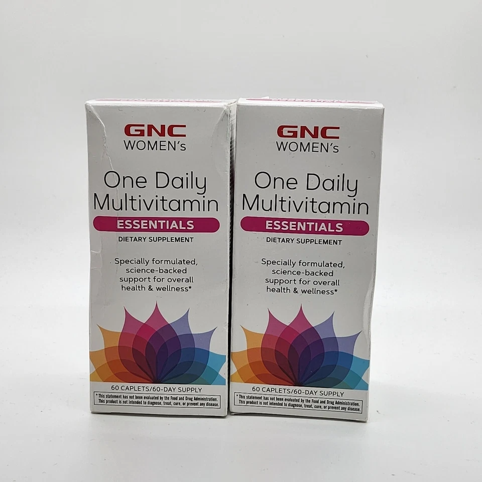 Three 60ct GNC Women's One Daily Multivitamin Essentials 180 Caplets Exp 9/2022