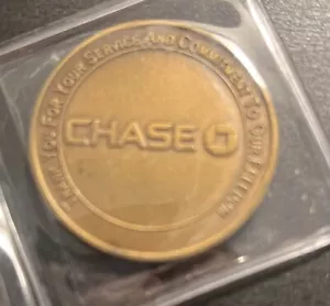 Chase Bank Armed Forces Comemorative Coin - Picture 1 of 2