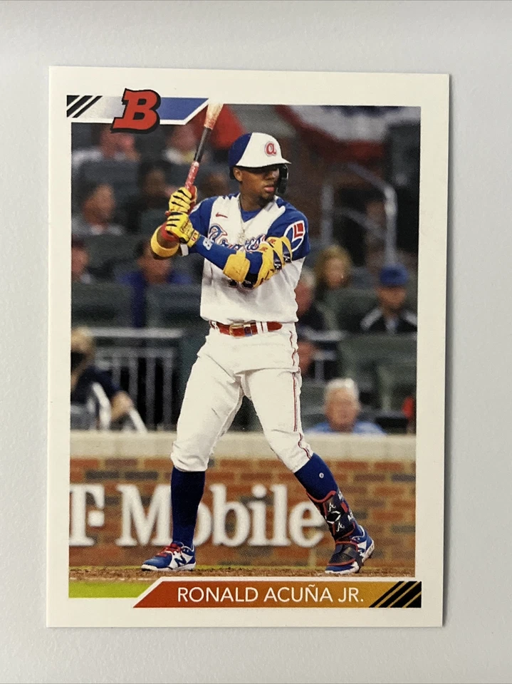 Ronald Acuna Jr. 2021 Topps Throwback Thursday ‘92 Bowman Throwback - Image 1 of 2
