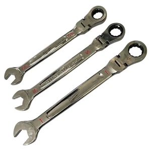 Milwaukee Flex Kopf Spezialeinsätze Kombination Schraubenschlüssel Set - 1", 7/8" & 13/16" (X) - Bild 1 von 5