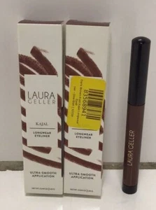 Laura Geller Kajal Longwear Eyeliner Dark Brown Kohl 0.049 OZ Lot Of 2 - Picture 1 of 5