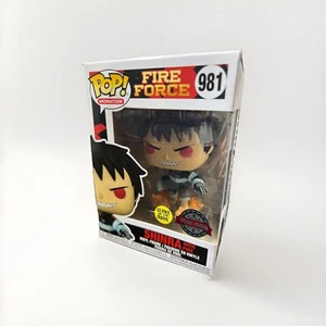 Funko Pop Animation: Fire Force - Shinra With Fire #981 Glow Edición Especial - Imagen 1 de 6