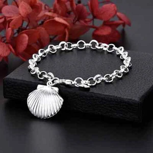 925 Sterling Silber Kette massiv Armband für Damen Herren Modeschmuck - Bild 1 von 40