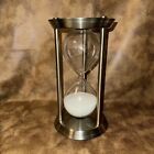 12 1/2” Retro Metal Fixed Hour Glass Timer Sand Arts Crafts. ALAD