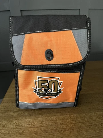 Philadelphia Flyer 50th Year Anniversary NHL Insulated Cooler Lunch Bag w/ Strap Cover