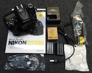 Nikon D7200 24.2MP Digital SLR HD Camera Body/Lens Package - MINT CONDITION! - Picture 1 of 14