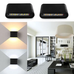 6W/12W 5730 SMDs Up Down Dual-Head LED Wall Mount Light Sconce Lamp Waterproof - Picture 1 of 7
