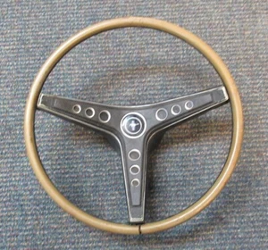 Mustang 1969 original/usado llanta negra de lujo volante soplado - Imagen 1 de 9