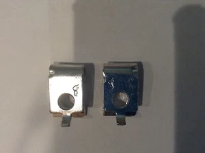 Jeep WWII Ford GPW A1735 A8847 Ebrake Cable Clamp lower Upper Set G503 F marked - Picture 1 of 4