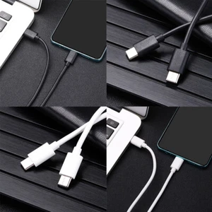 US 3-6Pc 3 Ft TypeC to Type C Super Fast Charging Cord USB C Cable Rapid Charger - Picture 1 of 20