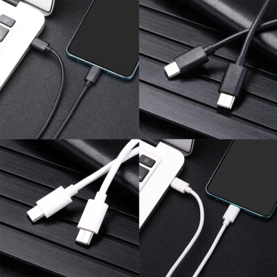 US 3Pc 3 Ft TypeC to Type C Super Fast Charging Cord USB C Cable Rapid Charger - Image 1 of 4