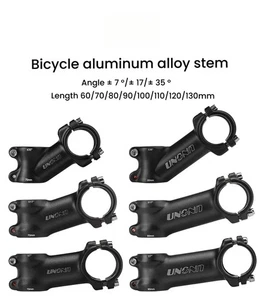 Ultralight UNO Aluminum Bicycle Stem 7°/17°/35° Mountain Road Bike Stem 60-130mm - Picture 1 of 25