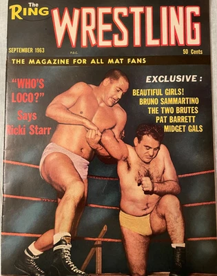 1963 The Ring Wrestling September Issue --Excellent, unread condition - Image 1 of 3