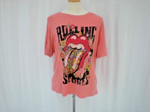 Rolling Stones Pink Flower Power Concert Tour T-shirt 3XL XXXL 22 - Picture 1 of 7
