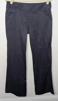 Pantalón Nanette Lepore Mujer Pinup Pierna Ancha Acampanada Azul Marino Tela Sedosa Talla 16(?) Foto 1 de 4