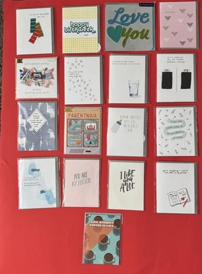 17 Variety of Plastic Wrapped Papyrus Greeting Cards Love, Baby, Encouragement - Image 1 of 4