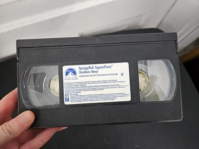 Spongebob Squarepants Anchors Away VHS 2003 Movie Nickelodeon Cartoon TAPE ONLY - Image 1 of 2