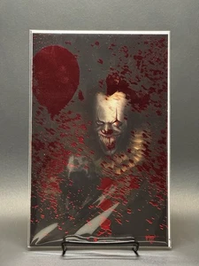 THE ART OF GORKEM DEMIR - PENNYWISE - NYCC 2025 HORROR SERIES EMBOSSED FOIL NM+ - Picture 1 of 1
