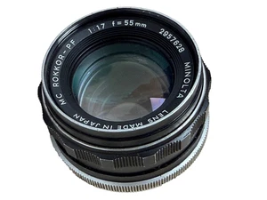 Minolta MC Rokkor-PF 1:1.7 55mm Lens Made in Japan - Picture 1 of 13