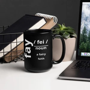 Tasse schwarz glänzend - Bild 1 von 1