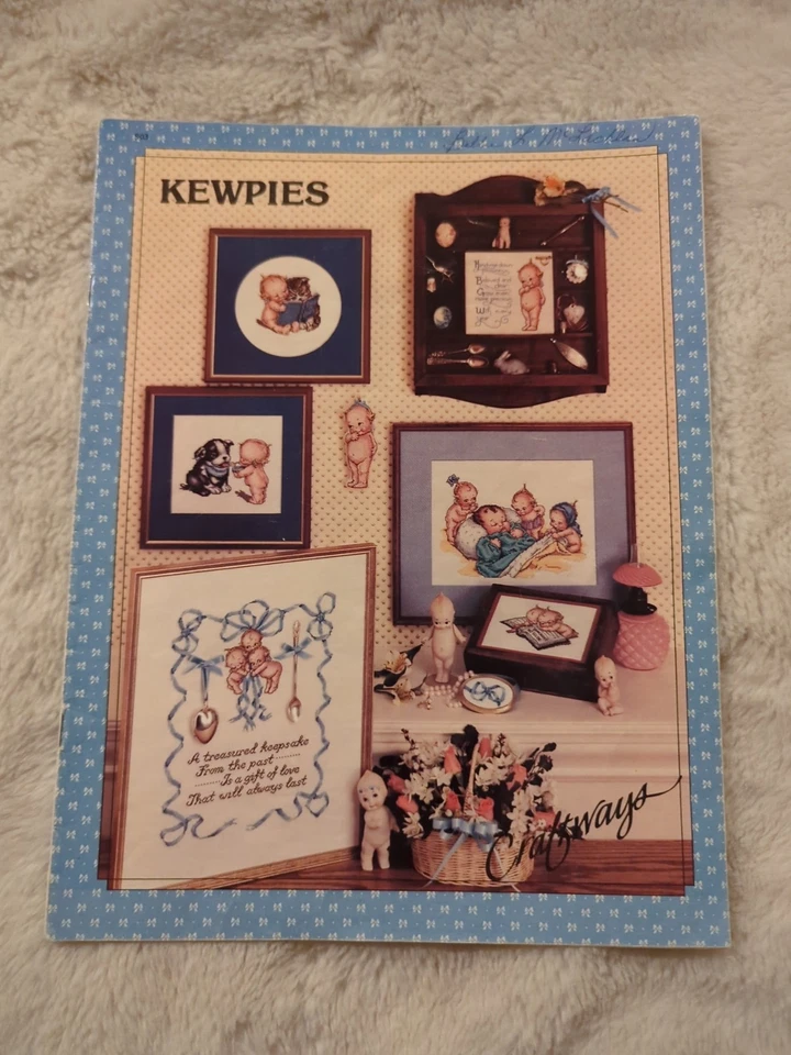 Kewpies Cross Stitch Patterns Booklet by Craftways 1985 Vtg SC - Image 1 of 2