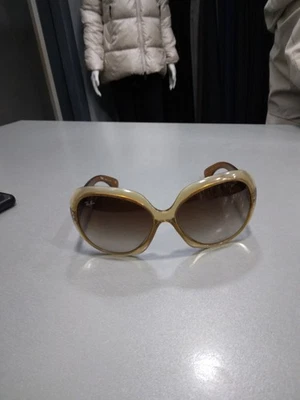 Ray-Ban Rb 4098 Jackie Ohh II Marrone Caramello Buone Condizioni J860 - Immagine 1 di 4