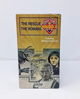 Doctor Who The Rescue and The Romans VHS 2 Tape Box Set NOS Factory Sealed - Image 1 of 4