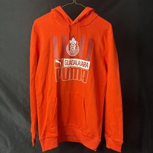 Neu mit Etikett Chivas Ftbl Core Puma Hoodie für Herren Farbe rot Größe S C.D Guadalajara 002 - Bild 1 von 6