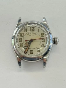 Rolex Oyster Royal Stainless Steel Military 28mm Manual Wind Watch c. 1942 - Picture 1 of 7