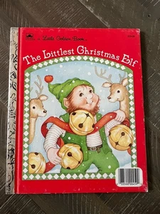 1987 Little Golden Book #459-00 The Littlest Christmas Elf 1st “A” Edition - Bild 1 von 10