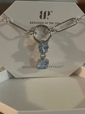 Bomb Party March 2025 She’s Perfection Unmatched Aquamarine CZ Rhodium  NK64559 - Image 1 of 4