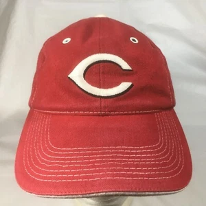 Mütze Cincinnati Reds MLB Kappe rot Schnalle Riemen Baseball Vintage Signatur Ya Outdoor - Bild 1 von 6