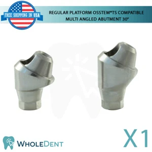 1X Dental Osstem® TS Compatible Regular Platform Multi Angulated Abutment 30° - Picture 1 of 7
