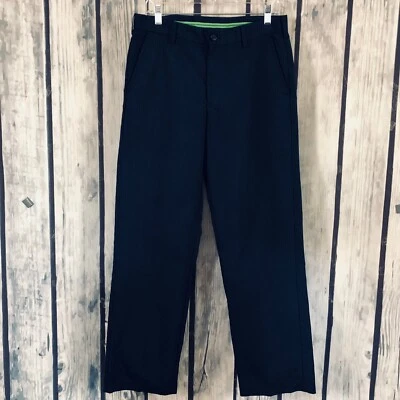 Izod 男式 32 x 32 海军蓝格子高尔夫裤风格 45FF214 (M8) — 第 1/4 张图片