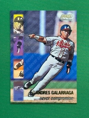 1999 Topps Stadium Club Baseball Never Compromise #NC14 Andres Galarraga - Image 1 of 2