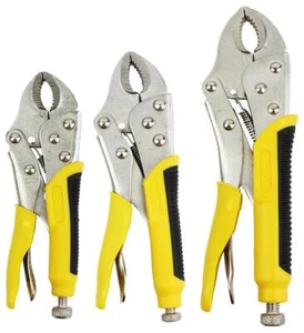Gebogene Kiefer Gripzange Set, 3 Teile - 18741 - Bild 1 von 3
