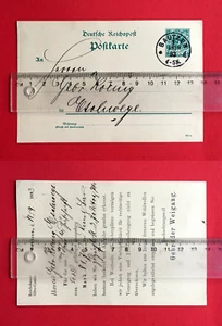 Reklame Ganzsache AK BAUTZEN 1893 Gebrüder Weigang ( 47330 - Bild 1 von 1