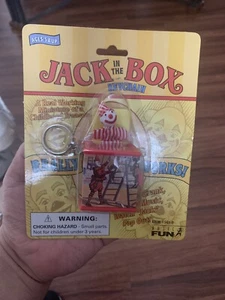 Jack in the Box Keychain- 1998 Pocket Mini Basic Fun #561-0 . Brand New - Picture 1 of 5