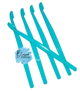 New* Tupperware Citrus peeler peelers orange Grapefruit Gadget Set of 5 Blue - Picture 1 of 2