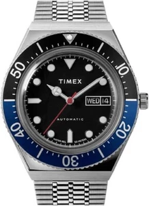 Timex M79 Automatic Collection Black Dial Men's Watch TW2U29500ZV - Picture 1 of 2