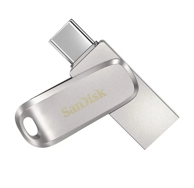 Clé USB SanDisk Ultra Dual Drive Luxe Type-A et Type-C, SDDDC4-256G-G46 - Photo 1/4