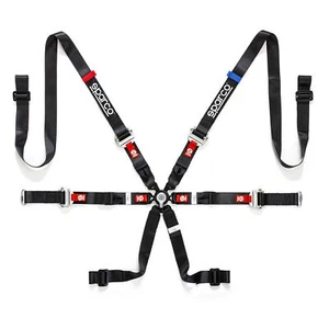 04825H1NR Sparco PRO H-9 EVO Racing Harness Safety Belts FIA Approved Race Rally - Picture 1 of 7